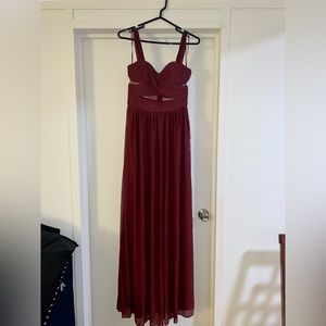 Birdy Grey bridesmaid dress - Elsye style - cabernet color